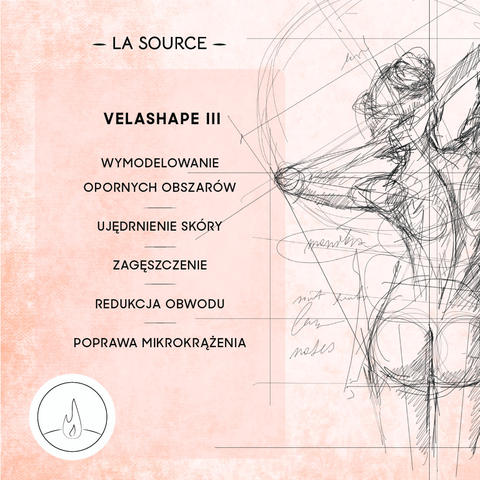 Endermologia Velashape 3 odchudzanie modelowanie ciała Poznan La source gabinet medycycyny estetycznej